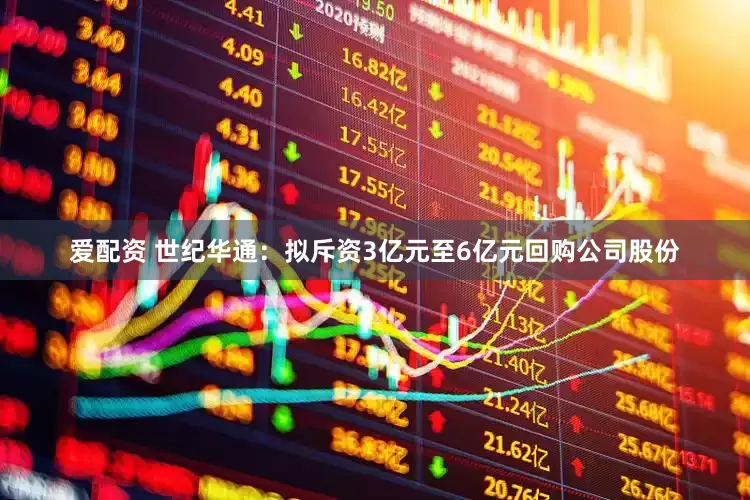 爱配资 世纪华通：拟斥资3亿元至6亿元回购公司股份